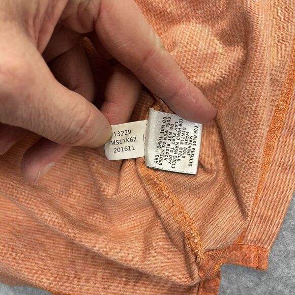 Peter Millar Polo Crown Soft Mens XL Cotton Silk Shirt Salmon Orange Golf READ - Picture 6 of 9